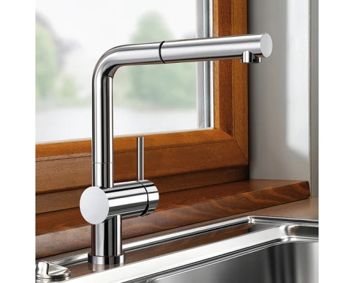 Смеситель Grohe Minta 32168000 для кухонной мойки с выдвижным изливом