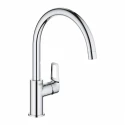 Смеситель Grohe BauLoop 31368001 для кухонной мойки, высокий излив