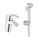 Смеситель Grohe Eurosmart New 23124002 для раковины с гигиеническим душем