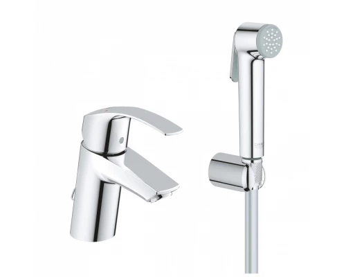 Смеситель Grohe Eurosmart New 23124002 для раковины с гигиеническим душем