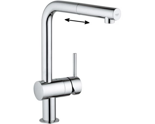 Смеситель Grohe Minta 32168000 для кухонной мойки с выдвижным изливом