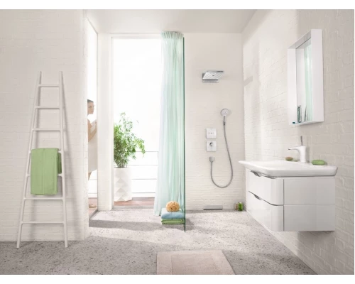 Переключатель потоков Hansgrohe ShowerSelect, белый/хром, 15736400