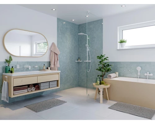 Смеситель Hansgrohe Talis E для раковины, белый матовый, 71734700