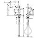 Кухонный смеситель Hansgrohe Talis M54, 72808800, с вытяжным изливом, под сталь