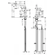 Кухонный смеситель Hansgrohe Talis M54, 72809800, с вытяжным изливом, в комплекте с коробом sBox для шланга, под сталь