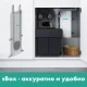 Кухонный смеситель Hansgrohe Talis M54, 72809800, с вытяжным изливом, в комплекте с коробом sBox для шланга, под сталь