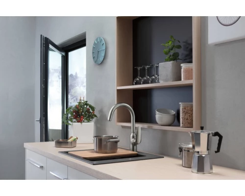 Смеситель Hansgrohe Focus M42 для кухонной мойки, хром глянцевый, 71802000