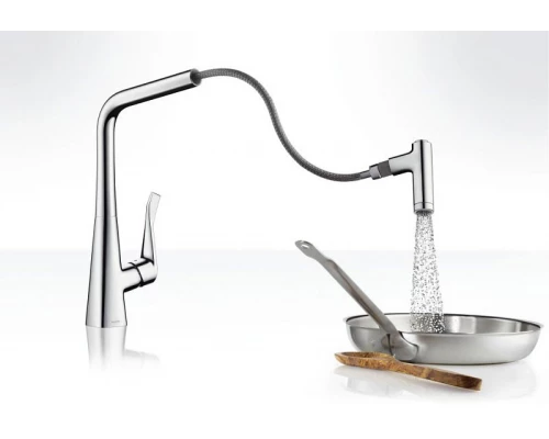 Смеситель Hansgrohe Metris 14820000 для кухни