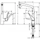 Смеситель Hansgrohe Metris 14822000 для кухонной мойки