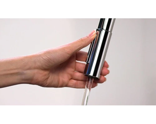 Смеситель Hansgrohe Focus, для кухни, выдвижной излив, цвет сталь, 31815800