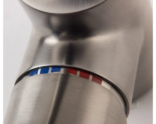 Смеситель Hansgrohe Focus, для кухни, выдвижной излив, цвет сталь, 31815800