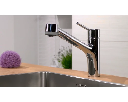 Смеситель Hansgrohe Talis S 32841000 для кухни с выдвижной лейкой
