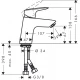 Смеситель Hansgrohe Logis 71071000 для раковины 70
