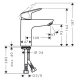 Смеситель для раковины Hansgrohe Logis 71101000