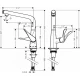Смеситель Hansgrohe Metris Select 148838 для кухни, под сталь