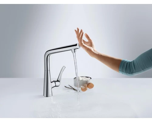 Смеситель Hansgrohe Metris Select 148838 для кухни, под сталь