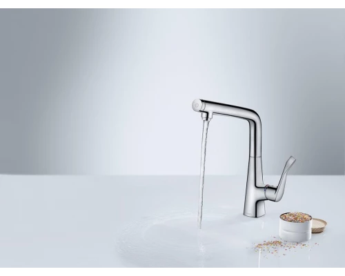 Смеситель Hansgrohe Metris Select 148838 для кухни, под сталь
