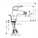 Смеситель для биде Hansgrohe Logis 71204000