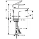 Смеситель Hansgrohe Talis E 71700000 для раковины