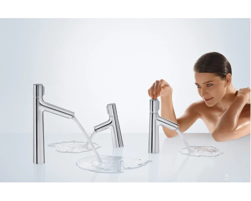 Смеситель Hansgrohe 71750000 Talis Select E 110 с донным клапаном, хром