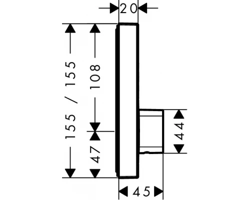 Смеситель Hansgrohe ShowerSelect для душа, хром, 15768000