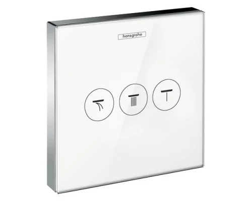 Переключатель потоков Hansgrohe ShowerSelect, белый/хром, 15736400