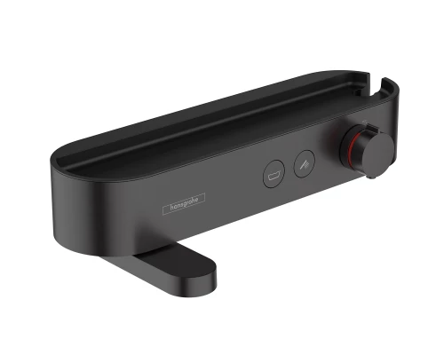 Смеситель Hansgrohe Ecostat Select 400 для ванны, термостатический, черный матовый, 24340670