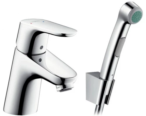 Смеситель Hansgrohe Focus E2 31926000 для раковины с гигиеническим душем