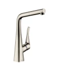 Смеситель Hansgrohe Metris 14821800 для кухонной мойки, под сталь