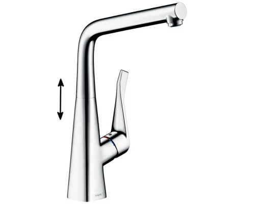 Смеситель Hansgrohe Metris 14822000 для кухонной мойки