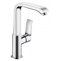 Смеситель Hansgrohe Metris 31187000 для раковины, со сливным клапаном Push-Open