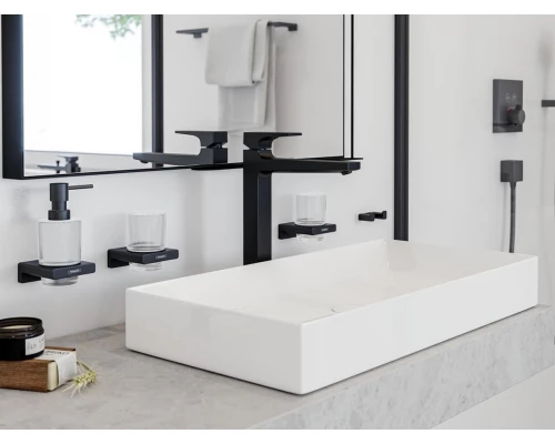 Смеситель Hansgrohe Metropol 32512670 для раковины, черный матовый