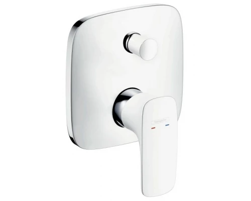 Смеситель Hansgrohe PuraVida для ванны и душа , белый/хром, 15445400