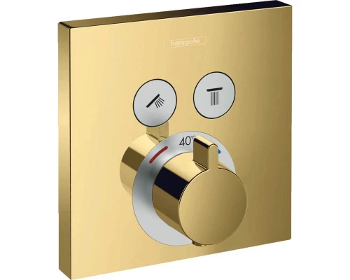 Смеситель Hansgrohe ShowerSelect для душа, термостатический, золото, 15763990