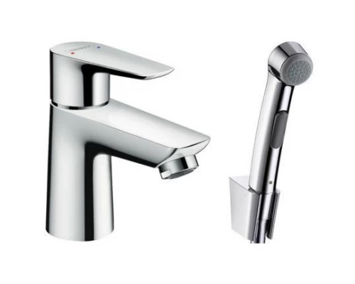 Смеситель Hansgrohe Talis E 71729000 для раковины с гигиеническим душем, хром