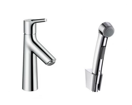 Смеситель Hansgrohe Talis S 72290000 для раковины с гигиеническим душем, хром