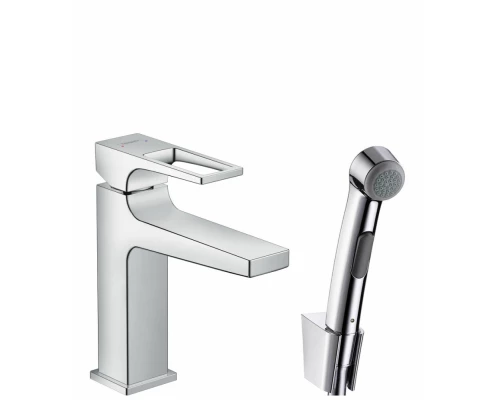 Смеситель для биде Hansgrohe Metropol 74522000 c гигиеническим душем