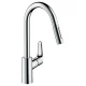 Смеситель для кухни Hansgrohe Focus 31815000 выдвижной излив, хром
