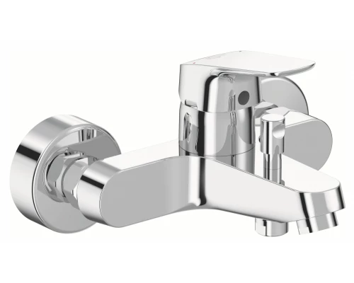 Смеситель Ideal Standard Ceraflex настенный для ванны и душа, хром, B1721AA
