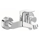 Смеситель Ideal Standard Ceraflex настенный для ванны и душа, хром, B1721AA