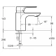 Смеситель Jacob Delafon Aleo E72277-4-CP для раковины