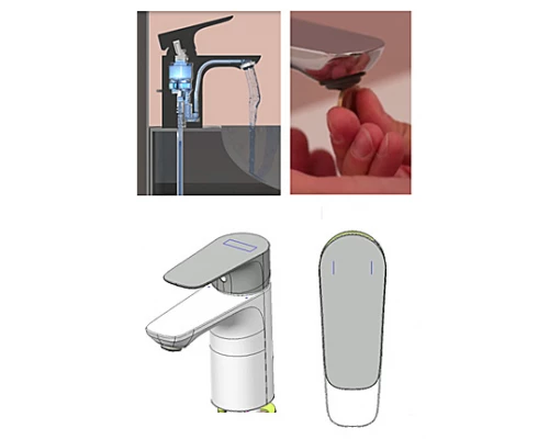 Смеситель Jacob Delafon Aleo E72275-4-CP для раковины с донным клапаном