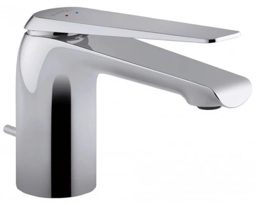 Смеситель для раковины Jacob Delafon Avid E97345-BN с донным клапаном, цвет - полированный никель