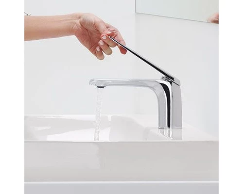 Смеситель для раковины Jacob Delafon Avid E97345-BN с донным клапаном, цвет - полированный никель