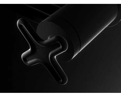 Смеситель для ванны и душа Jacob Delafon Nouvelle Vague E78350-BLV, с термостатом, черный матовый