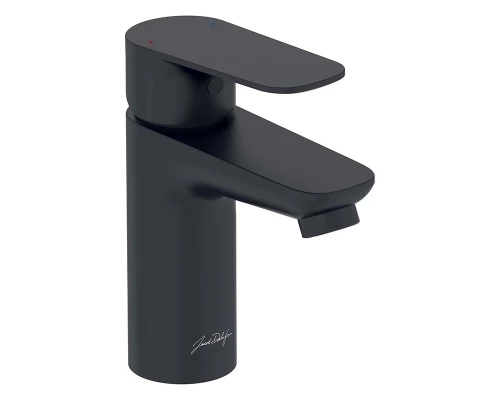 Смеситель Jacob Delafon Oscar E29842-BL для раковины с донным клапаном, черный матовый