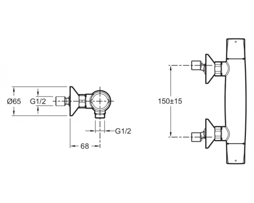 Смеситель Jacob Delafon Elevation E18877 для душа