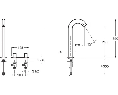 Смеситель Jacob Delafon Talan E10094-CP для раковины