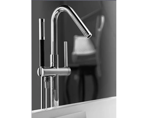 Смеситель Jacob Delafon Stillness E97344-CP для ванны и душа со шлангом и держателем