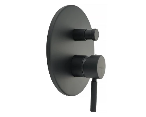 Смеситель Migliore Fortis Black для ванны и душа, черный матовый, 30464